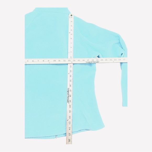 Columbia Light Blue Full Zip Fleece Jacket Women’s Size: Large - Picture 9 of 10